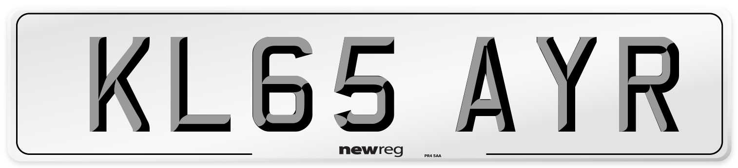 KL65 AYR Number Plate from New Reg